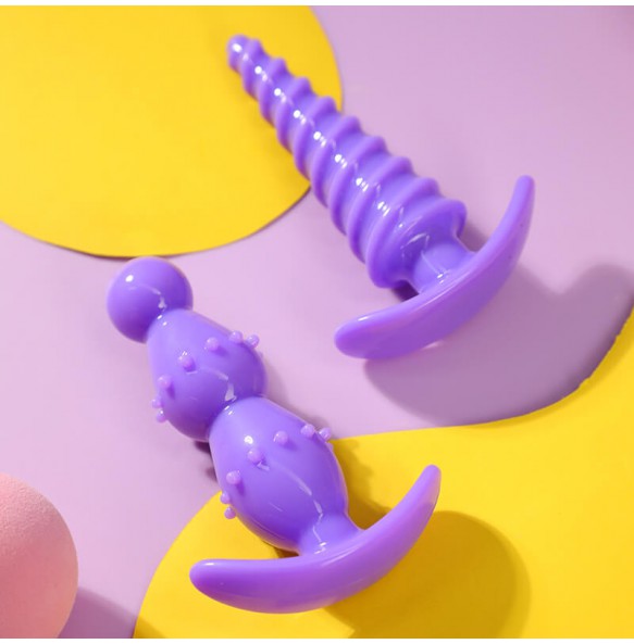 MizzZee - Ice Cream Cone Anal Butt Plug (Full Set 2 Pieces)